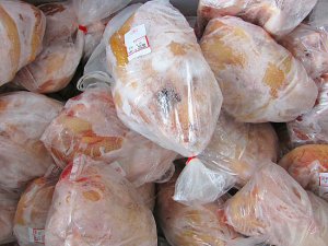 توزیع 550تن مرغ منجمد در خراسان شمالی