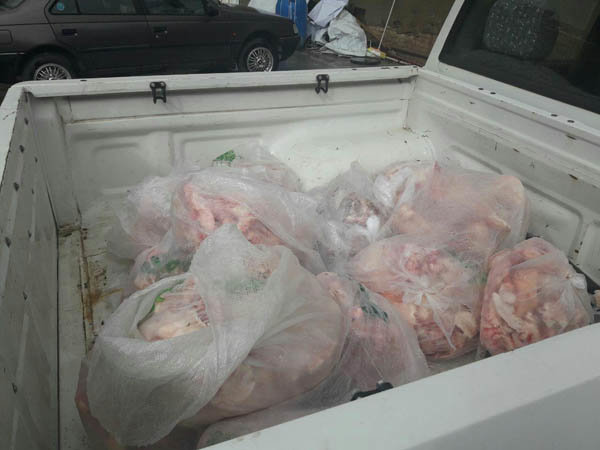 کشف و ضبط ۱۰۰ کیلوگرم گوشت فاسد از یک سردخانه در کرمانشاه